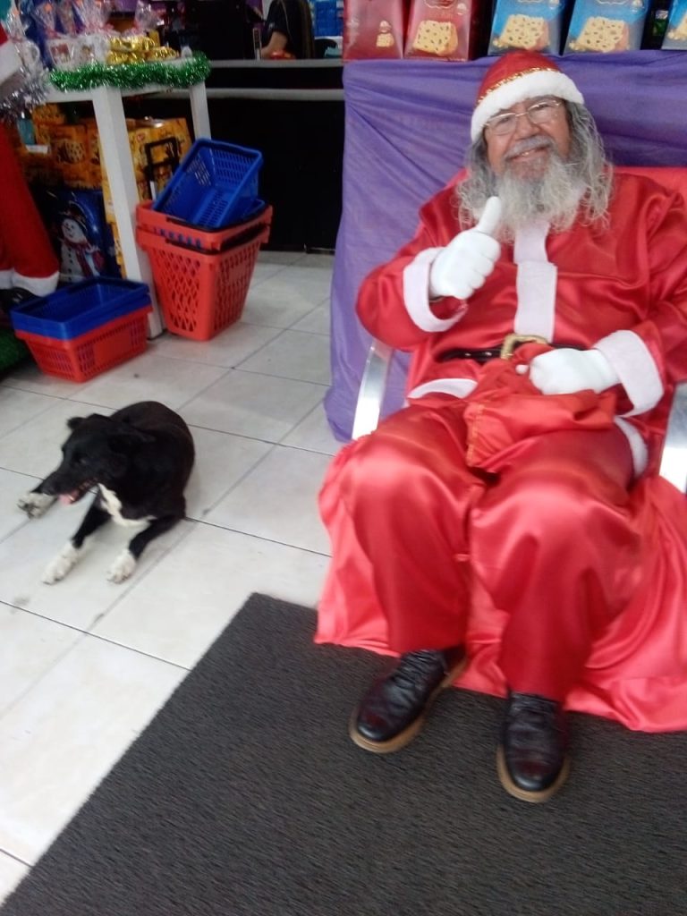 papai noel para lojas