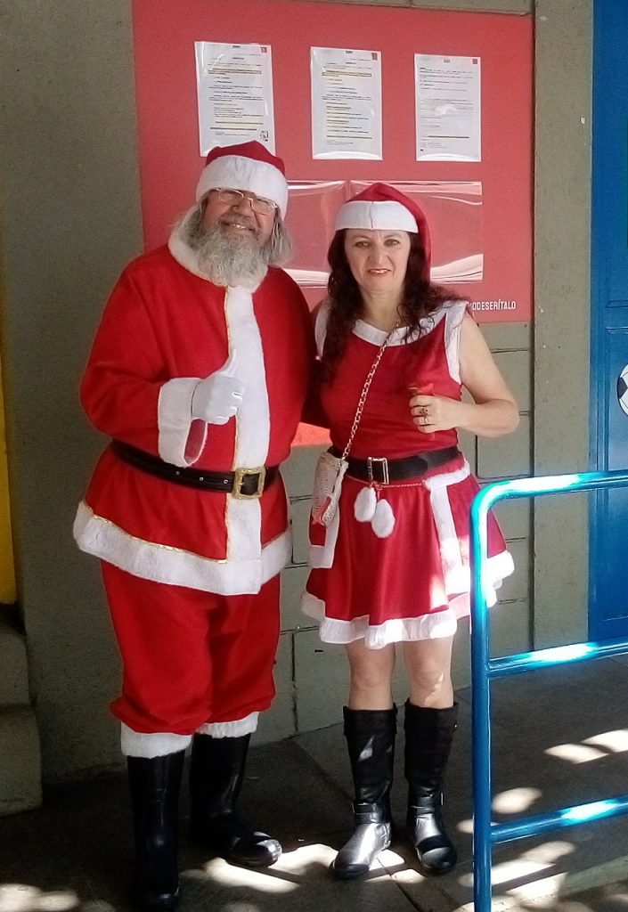 contrate papai noel de barba natural